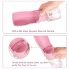 Φορητό μπουκάλι νερό κατάλληλο για σκύλους και γάτες 550ml ροζ