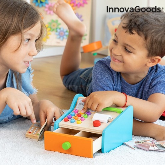 Ξύλινη Παιδική Ταμειακή Μηχανή InnovaGoods