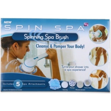 Περιστρεφόμενη βούρτσα μπάνιου σώματος με 5 εξαρτήματα Spin Spa