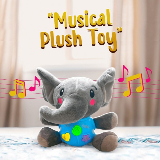Buddy's elephant βελούδινη κούκλα με ήχους