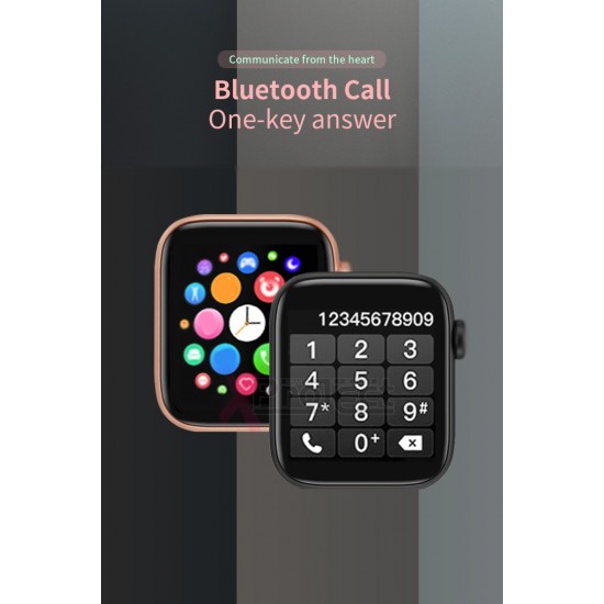 Smartwatch Z15 bluetooth κλήσεις ροζ