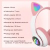 Ασύρματα Ακουστικά Bluetooth 5.0 παιδικά-εφηβικά Wireless cat ear stn-28 (purple)