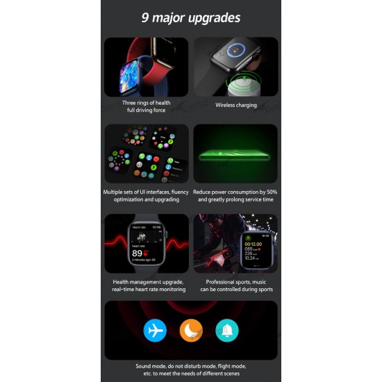 Smartwatch i9 promax bluetooth κλήσεις + ΔΩΡΟ Ανταλλακτικό Μεταλλικό Λουράκι (μαύρο)