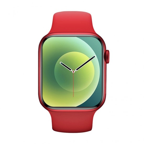 Smartwatch-Bluetooth-Κλήσεις-Ελληνικό menu ak76 (red)