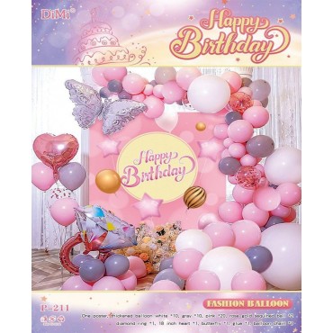 Σετ μπαλόνια γενεθλίων 49τεμ p211