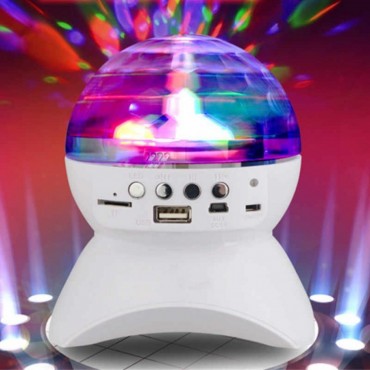 LED Φωτορυθμικό - Ηχειάκι Bluetooth με USB, TF, MicroUSB - Disco Music Ball Club Runner