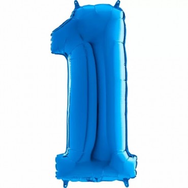 Μπαλόνια γενεθλίων αριθμός 1 - 70cm