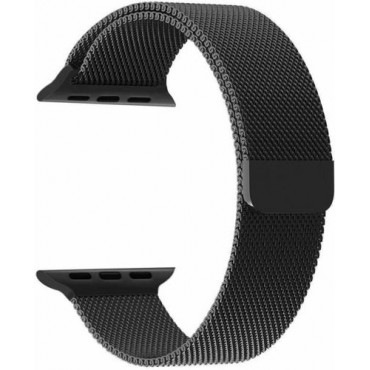 Μπρασελέ λουράκι για smartwatch μαύρο 42-44mm