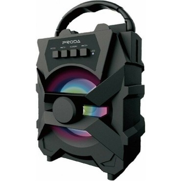 Proda PD-S500 black Xunshen Φορητό Ασύρματο Ηχείο FM radio / SD card reader / AUX / USB black - Μαύρο
