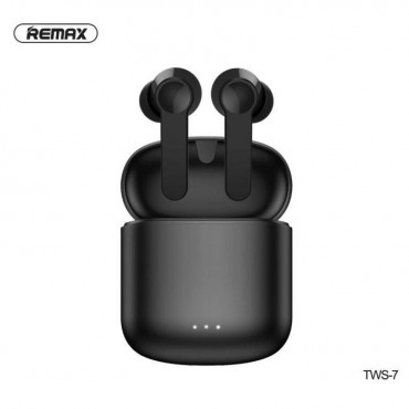 REMAX TWS-7 Bluetooth V5.0 True Wireless Earbuds Ασύρματα στερεοφωνικά ακουστικά Μαύρα