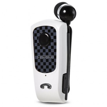 Bluetooth Fineblue F-Plus - Ασύρματα Ακουστικά Clip-On Wireless Headset (Λευκό)