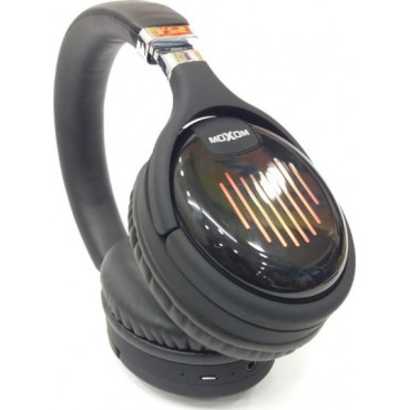Ασύρματα Ακουστικά Headset Bluetooth + FM Radio Moxom Neon Beat MX-WL14 - Black