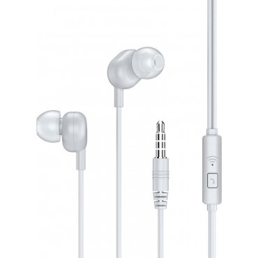 Handsfree Ακουστικά με Ενσωματωμένο Μικρόφωνο - Remax RW-105 (Λευκό)