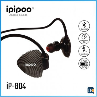 Ακουστικά Bluetooth wireless Headphones Ipipoo iP-804 Black