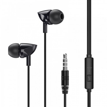 Handsfree Ακουστικά με Ενσωματωμένο Μικρόφωνο - Remax RW-105 (Μαύρο)