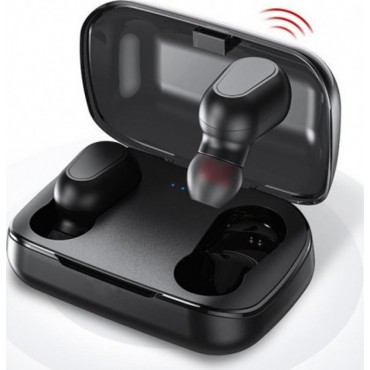 Ασύρματα Ακουστικά Earbuds Bluetooth v5.0 L21 TWS - Μαύρο