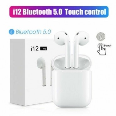 Ασύρματα Ακουστικά TWS i12 Bluetooth v5 