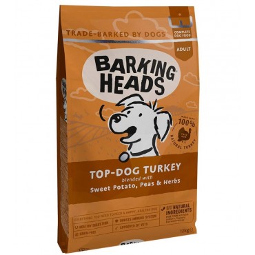 Barkings Heads Top Dog Adult - Γαλοπούλα (2kg)