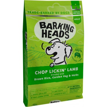 Barkings Ηeads Chop Lickin Adult  - Αρνί (2kg)