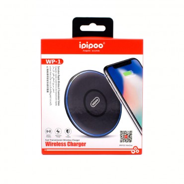 Ipipoo Wireless Charging Pad (Qi) (WP-1) (Μαύρο)